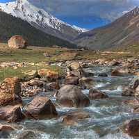 Buy canvas prints of Mountain stream by Sergey Golotvin