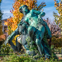 Buy canvas prints of Triton and Nymph Fountain by Sergey Golotvin