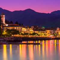 Buy canvas prints of  Evening in Baveno by Sergey Golotvin