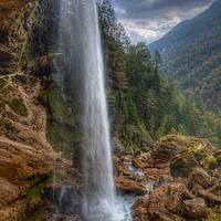 Buy canvas prints of Pericnik waterfall in Slovenia by Sergey Golotvin