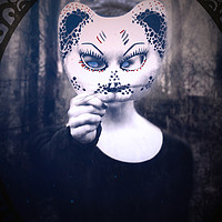 Buy canvas prints of We All Wear Masks by kristy doherty