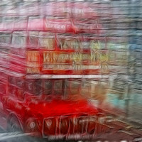 Buy canvas prints of London bus by Jean-François Dupuis
