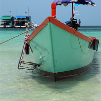 Buy canvas prints of thai boat by milena boeva