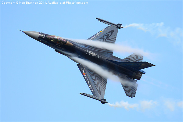 Belgian AIr Force BAF F16 Picture Board by Oxon Images