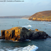 Buy canvas prints of Perranporth by Oxon Images