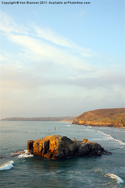 Perranporth 2 Picture Board by Oxon Images