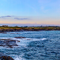 Buy canvas prints of Boobys Bay Constantine Bay Panoramic by Oxon Images