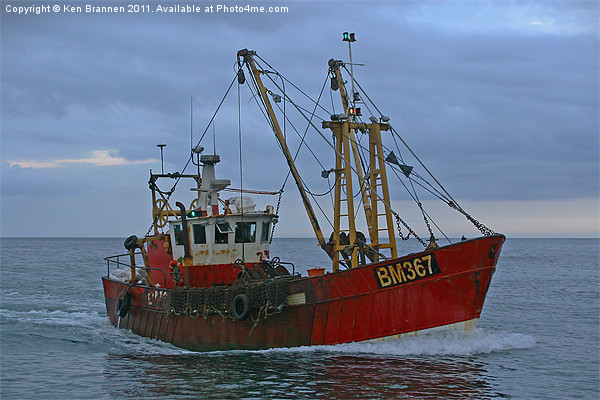 Fishing Trawler Picture Board by Oxon Images