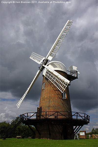 Wilton Windmill Picture Board by Oxon Images