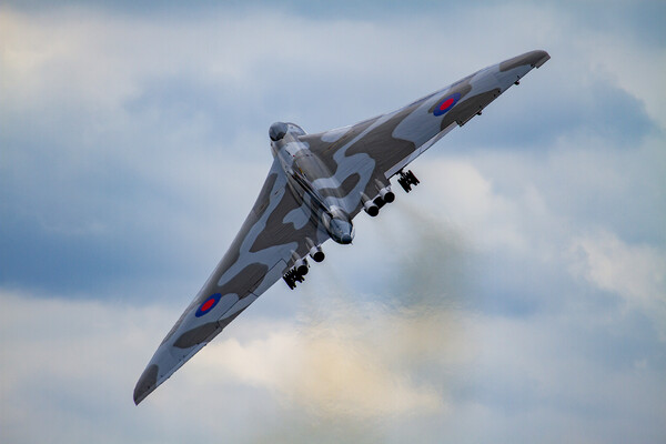 Avro Vulcan bomber XH558 Picture Board by Oxon Images