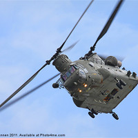 Buy canvas prints of Royal Air Force Chinook by Oxon Images