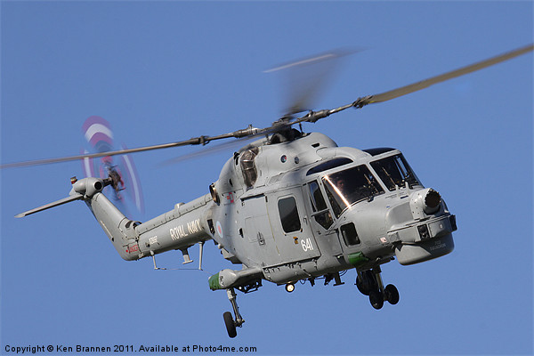 Royal Navy Lynx Picture Board by Oxon Images