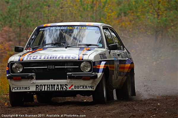 Rothmans Rally Escort Picture Board by Oxon Images