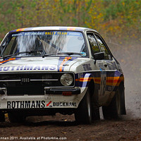 Buy canvas prints of Rothmans Rally Escort by Oxon Images