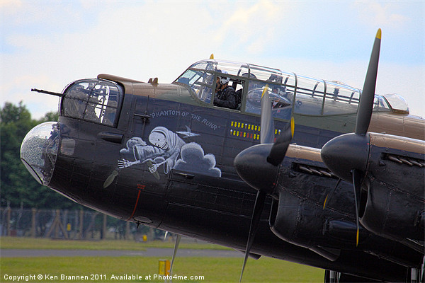 Lancaster Phantom of The Ruhr Picture Board by Oxon Images