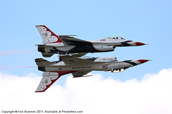 USAF Thunderbirds Picture Board by Oxon Images