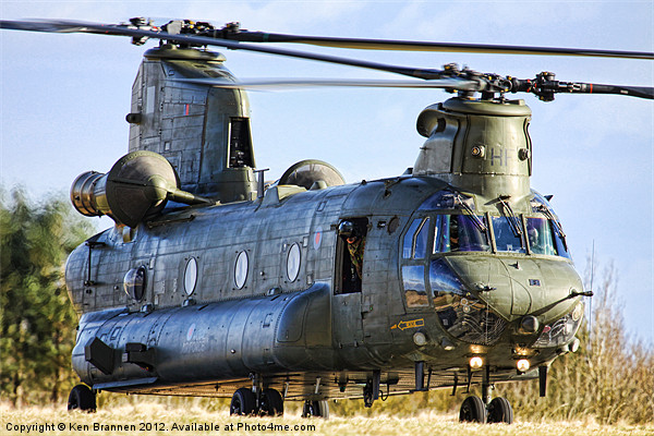 RAF Chinook Picture Board by Oxon Images