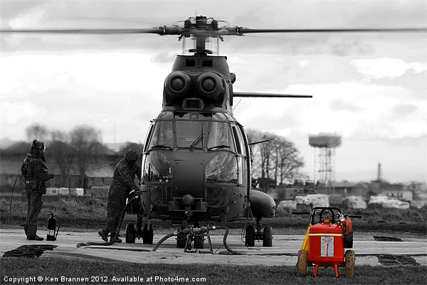 Puma refuelling Picture Board by Oxon Images