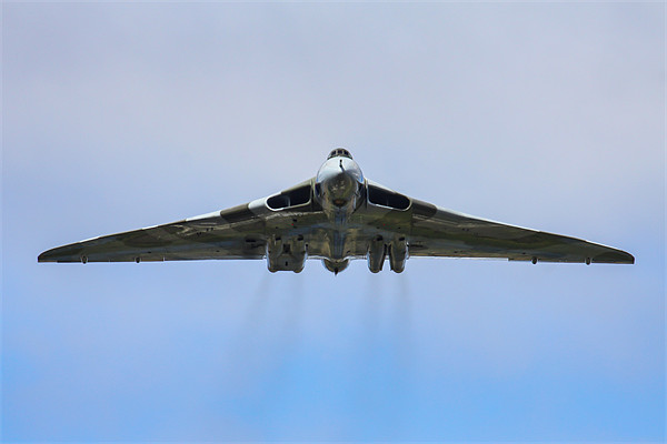 Vulcan Bomber XH558 Head On Picture Board by Oxon Images