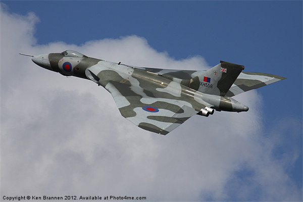 Vulcan Bomber XH558 Picture Board by Oxon Images