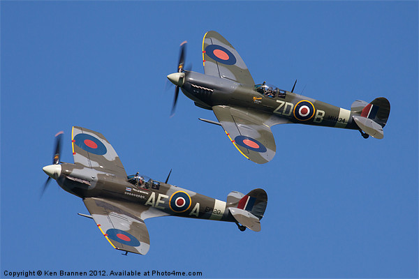 Supermarine Spitfire Picture Board by Oxon Images
