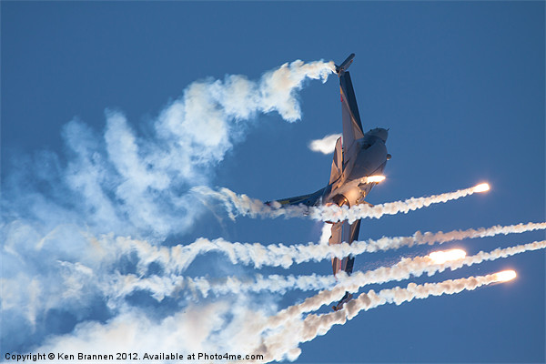 F16 Countermeasures 2 Picture Board by Oxon Images