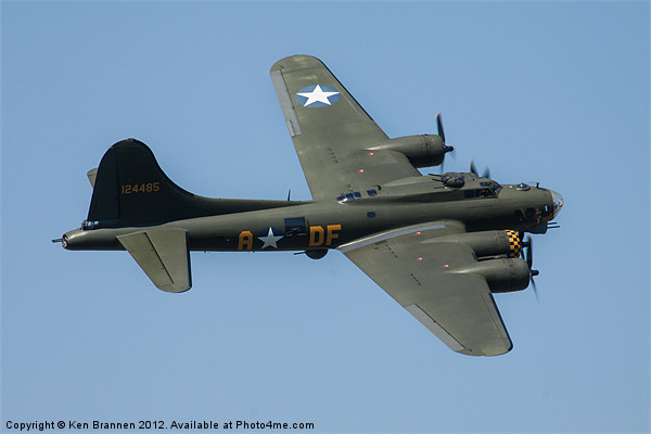 Memphis Belle B17 Bomber Picture Board by Oxon Images