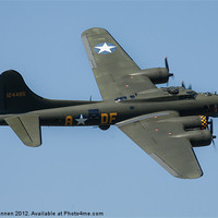 Buy canvas prints of Memphis Belle B17 Bomber by Oxon Images