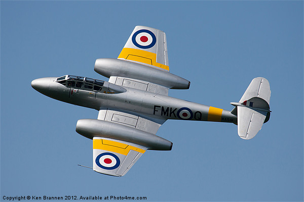 Gloster Meteor T7 WA591 Picture Board by Oxon Images