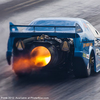 Buy canvas prints of Fireforce jet funny car by Oxon Images