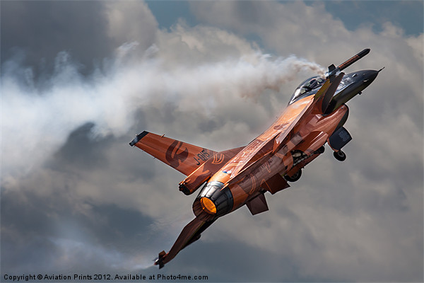 Dutch F16 Demo Team Picture Board by Oxon Images