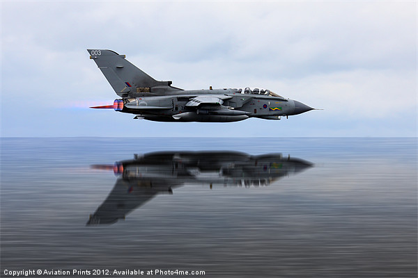 Marham Tornado GR4 Reflections Picture Board by Oxon Images