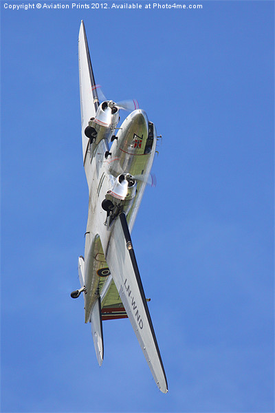 DC3 Dakota Knife Edge Pass Picture Board by Oxon Images