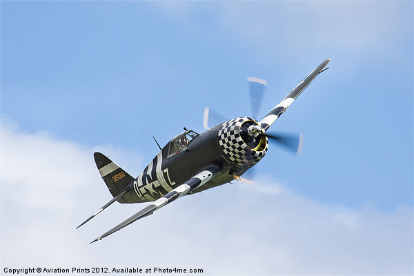 SNAFU P47D Thunderbolt Picture Board by Oxon Images