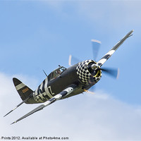 Buy canvas prints of SNAFU P47D Thunderbolt by Oxon Images