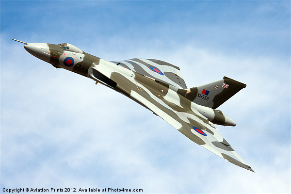 Avro Vulcan XH558 Picture Board by Oxon Images