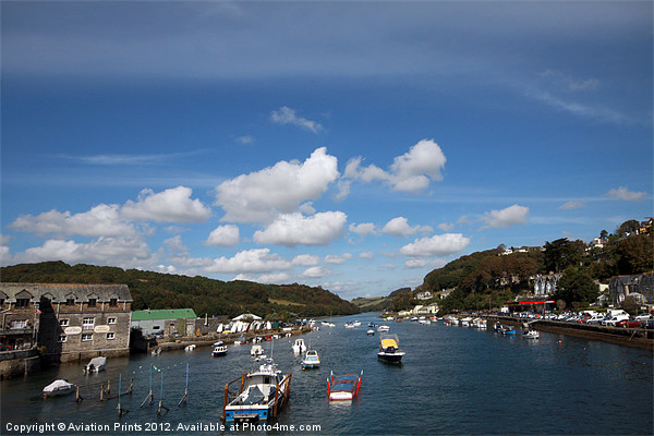 Looe Harbour Cornwall Picture Board by Oxon Images