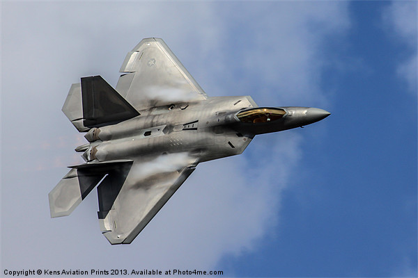 F22 Raptor RIAT 2010 Picture Board by Oxon Images