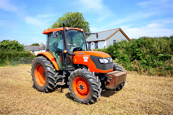 Kubota farm tractor Picture Board by Oxon Images
