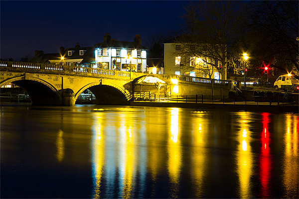 The Angel on the Bridge Picture Board by Oxon Images