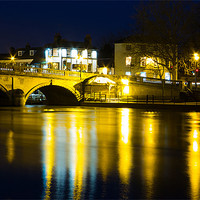 Buy canvas prints of The Angel on the Bridge by Oxon Images