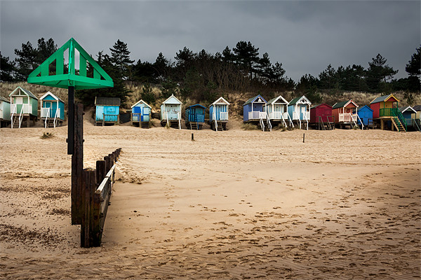 Beach huts at Wells Norfolk Picture Board by Oxon Images