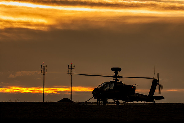 Apache at sunset Picture Board by Oxon Images