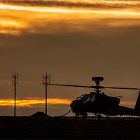 Buy canvas prints of Apache at sunset by Oxon Images