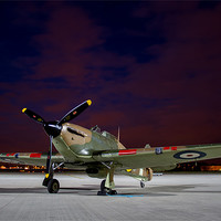 Buy canvas prints of Hawker Hurricane by Oxon Images