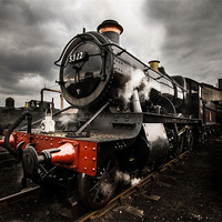 Buy canvas prints of GWR Steam Train by Oxon Images