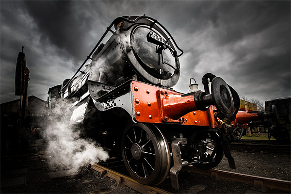 Steam Locomotive Picture Board by Oxon Images