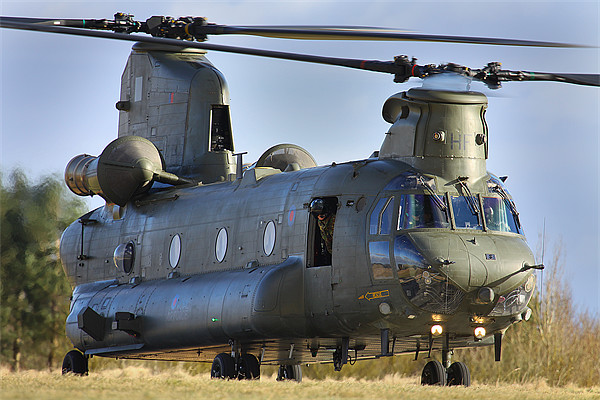 Chinook at refueling point Picture Board by Oxon Images