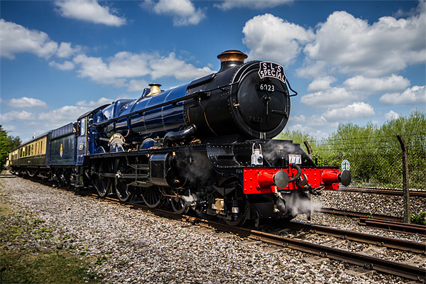 King Edward II Steam Train Picture Board by Oxon Images