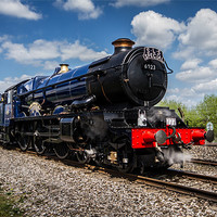 Buy canvas prints of King Edward II Steam Train by Oxon Images